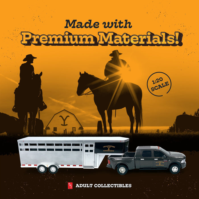 Big Country Toys YellowStone Dutton Ranch Horse Trailer