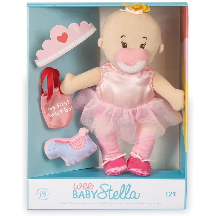 Manhattan Toy Wee Baby Stella peach Tiny Ballerina Set