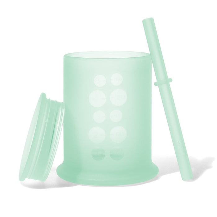 Olababy Traning Cup with Lid + Straw | Mint