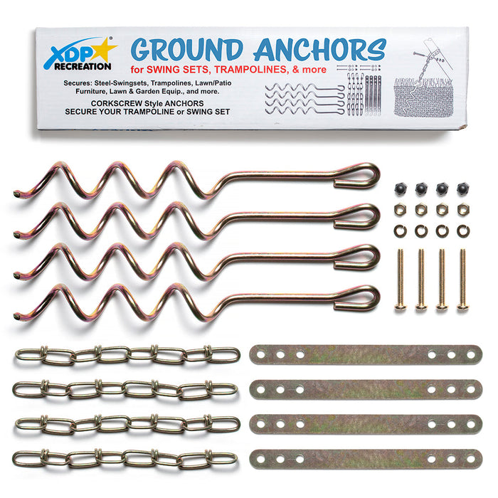 XDP Recreation Auger Ground Anchor for Swing Sets