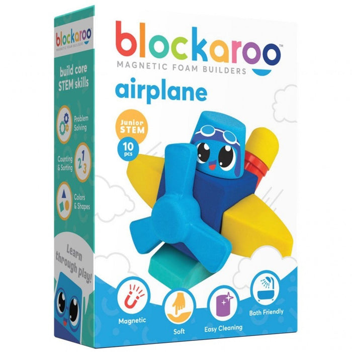 Blockaroo Magnetic Foam Blocks Plane