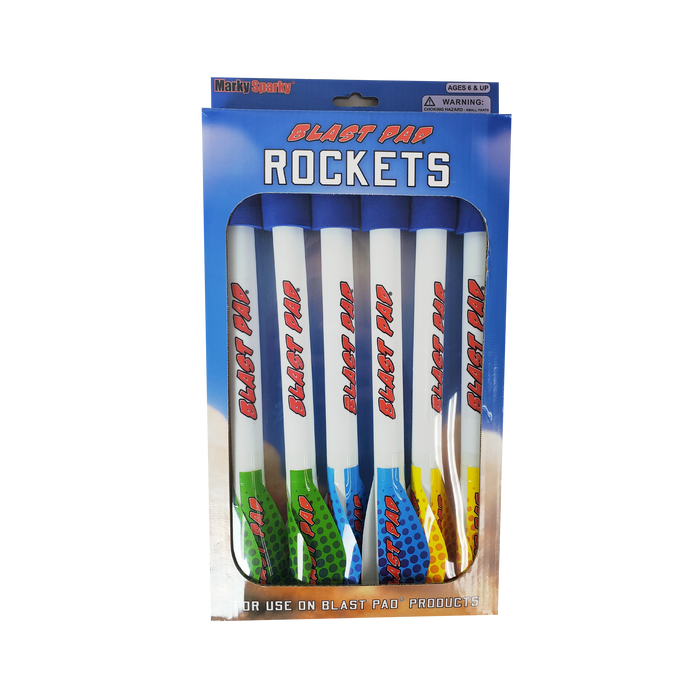 Marky Sparky Blast Pad Rockets 6-Pack
