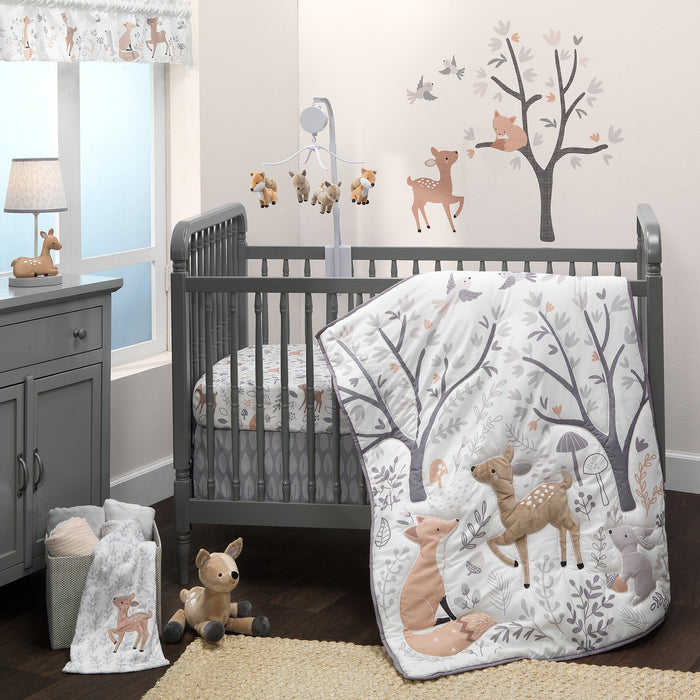 Lambs & Ivy Deer Park 3-Piece Crib Bedding Set