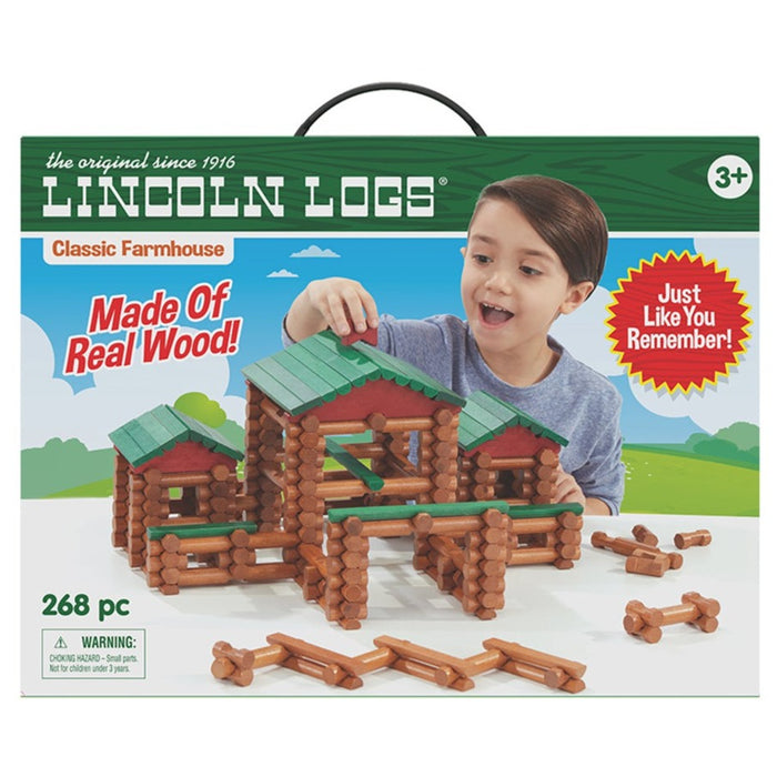 Lincoln Logs 268 pc - Classic Farmhouse