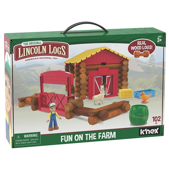 Lincoln Logs 102 pc- Fun on the Farm