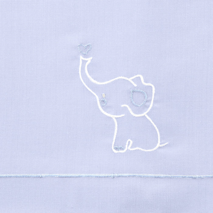Feltman Blue/White Baby Elephant Diaper Set
