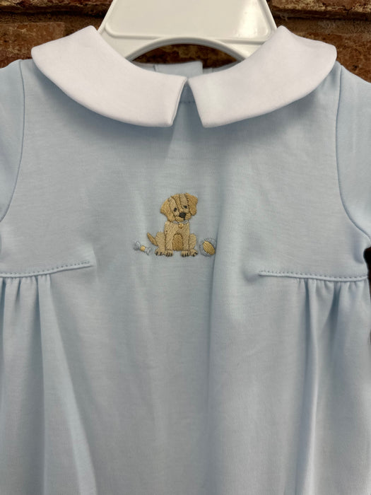 Baby Club Chic Good Puppy Boy Footie w/Collar