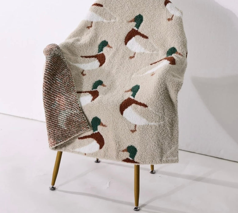 Velvet Fawn My Duckling Chenille Blanket