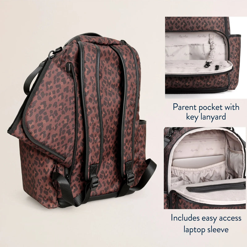 Itzy Ritzy Boss Plus Backpack | Leopard