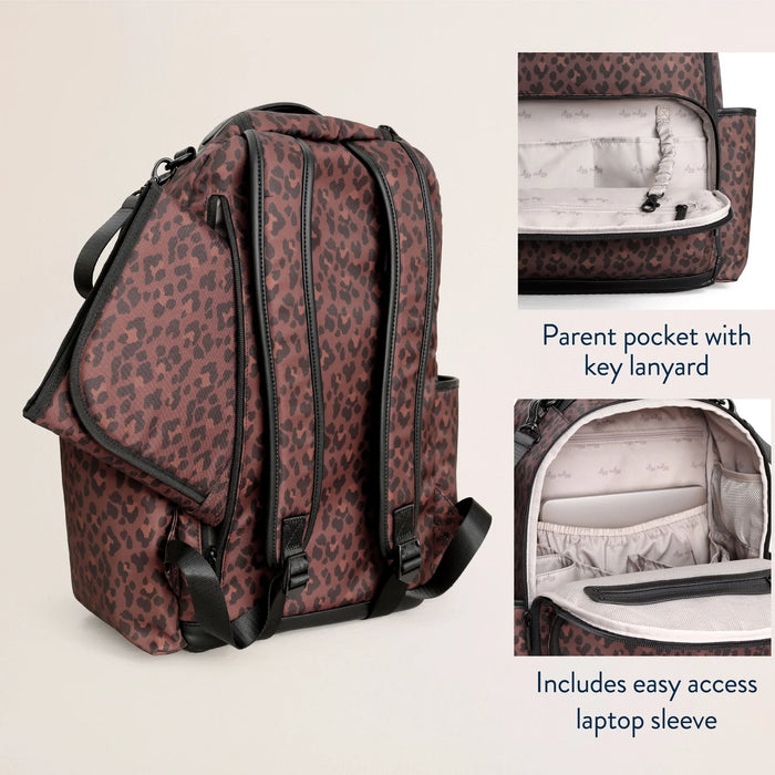 Itzy Ritzy Boss Plus Backpack | Leopard