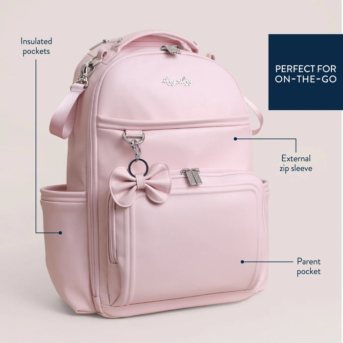 Itzy Ritzy Ribbons & Roses Boss Plus Backpack Diaper Bag
