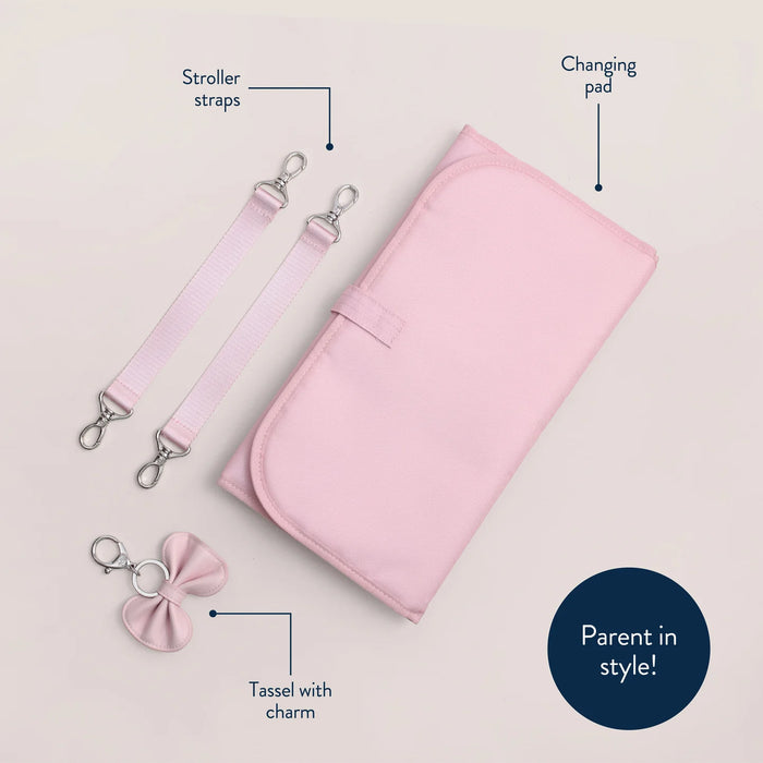 Itzy Ritzy Ribbons & Roses Boss Plus Backpack Diaper Bag