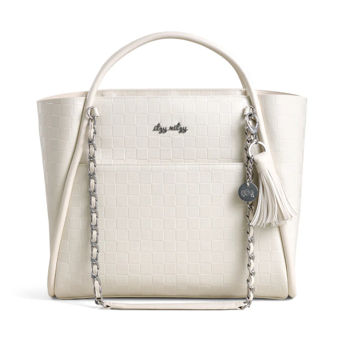 Itzy Ritzy Wallet Itzy Ritzy Limited Edition Boss Tote Flat White — Cullen's Babyland ...