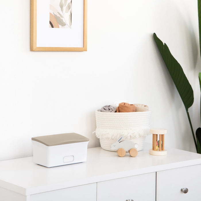 Ubbi Taupe Wipes Dispenser