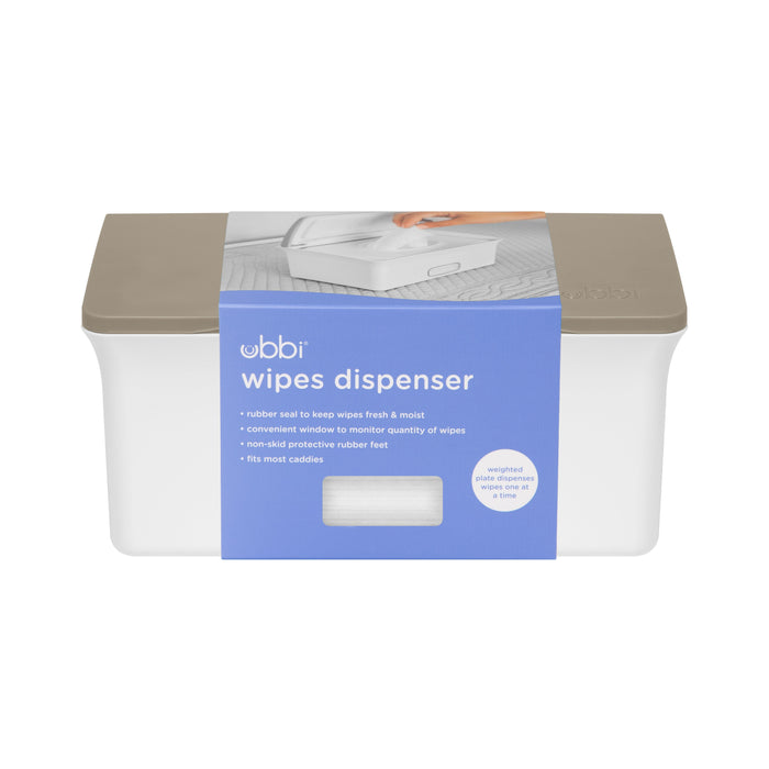 Ubbi Taupe Wipes Dispenser