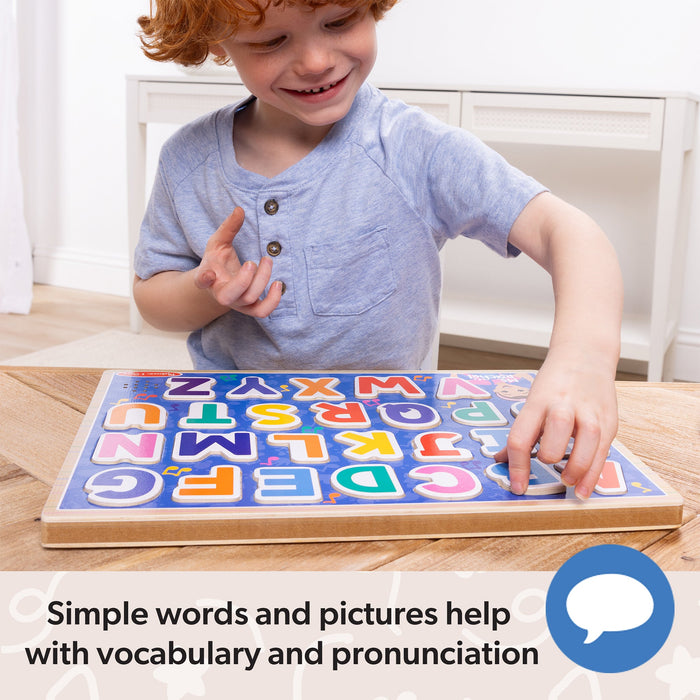 Ms. Rachel Wooden Alphabet Phonics Puzzle