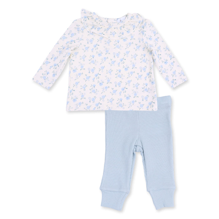 Angel Dear Rose Briar L/S Ruffle Top and Pant