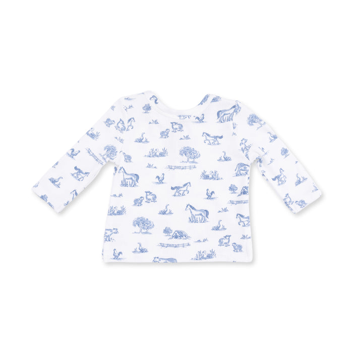 Angel Dear Farm Friends L/S Henley Play Set