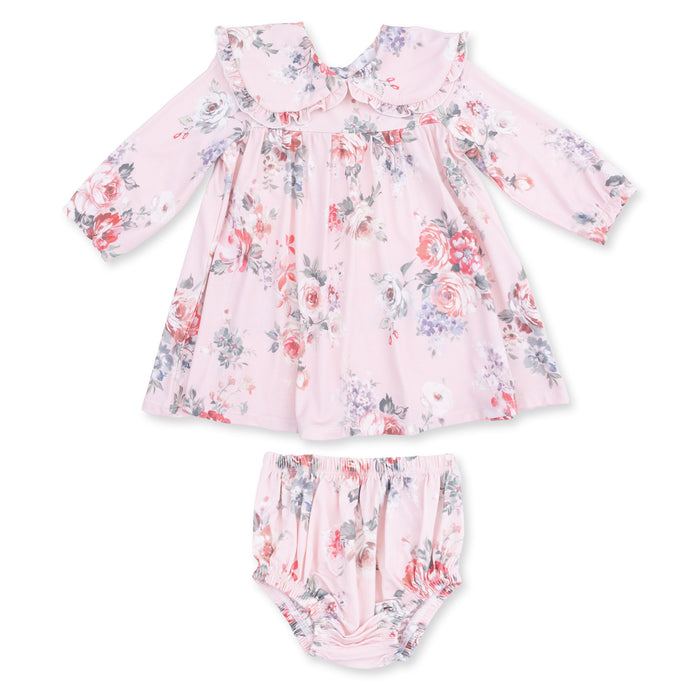 Angel Dear Sofia Dress with Collar and Bloomer