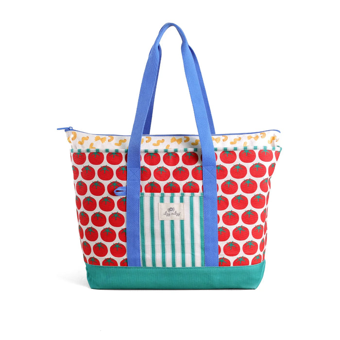 Itzy Ritzy Canvas Tote Bag Pasta La Vista