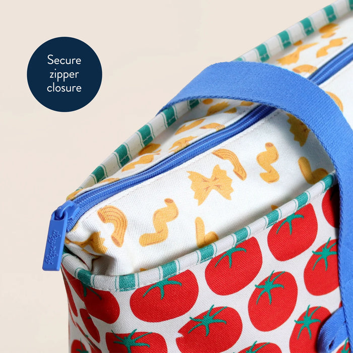 Itzy Ritzy Canvas Tote Bag Pasta La Vista