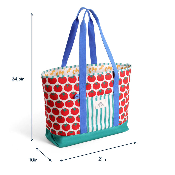 Itzy Ritzy Canvas Tote Bag Pasta La Vista