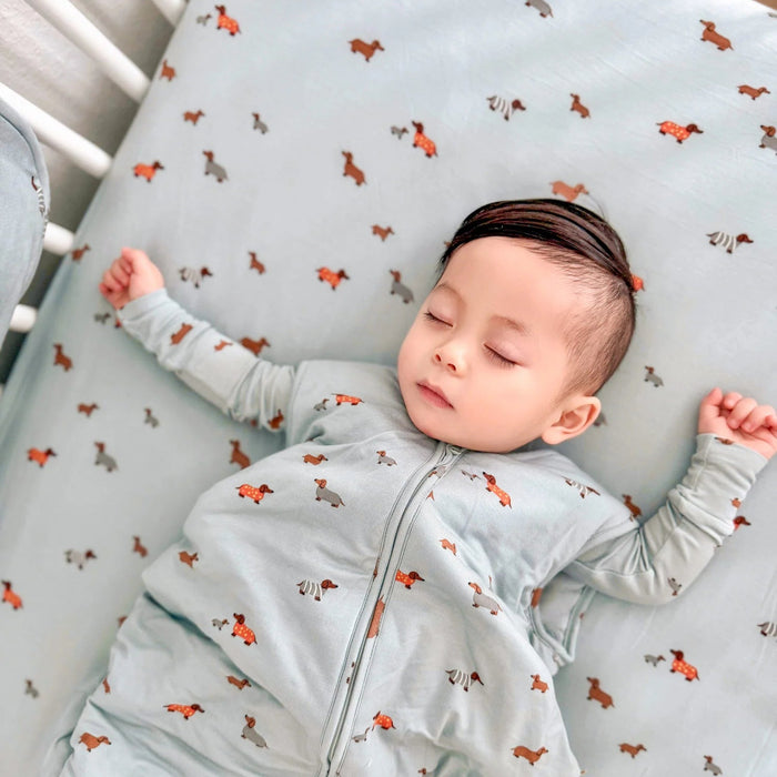 Gunamuna Woof Crib Sheet