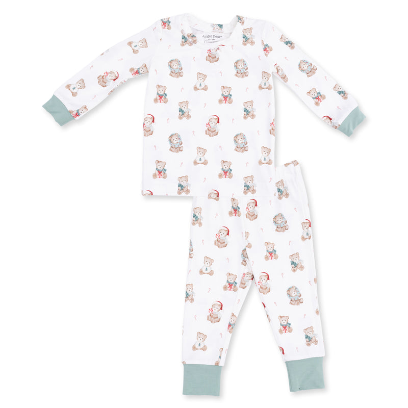 Angel Dear Christmas Teddy Bears L/S Loungewear Set