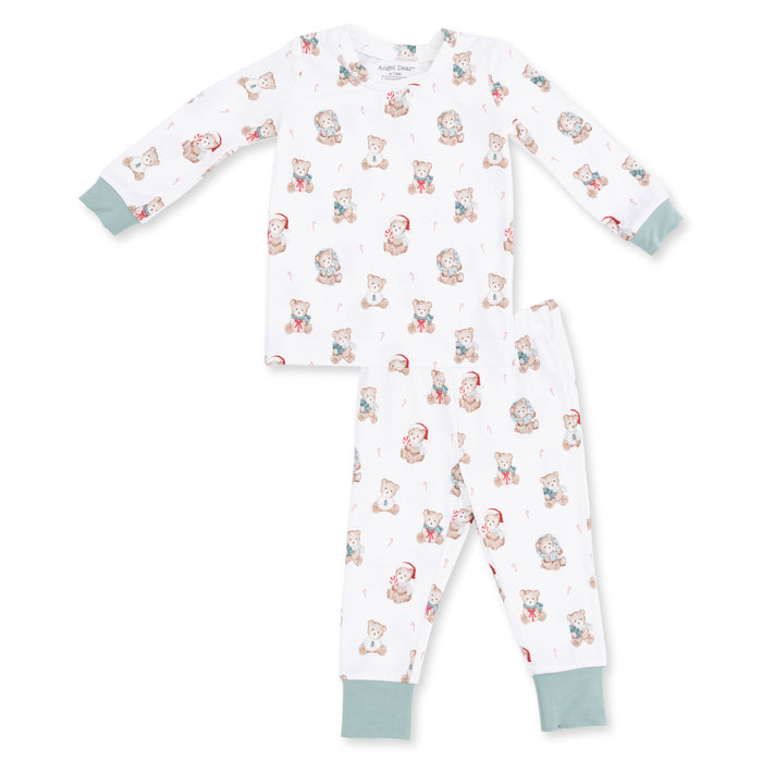 Angel Dear Christmas Teddy Bears L/S Loungewear Set
