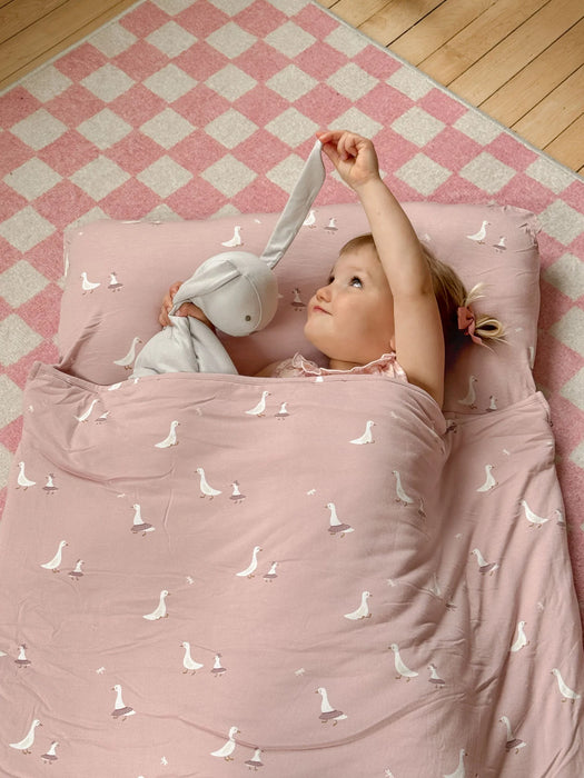 Gunamuna Swaddle Sleep Sack Tutu Goose Pink