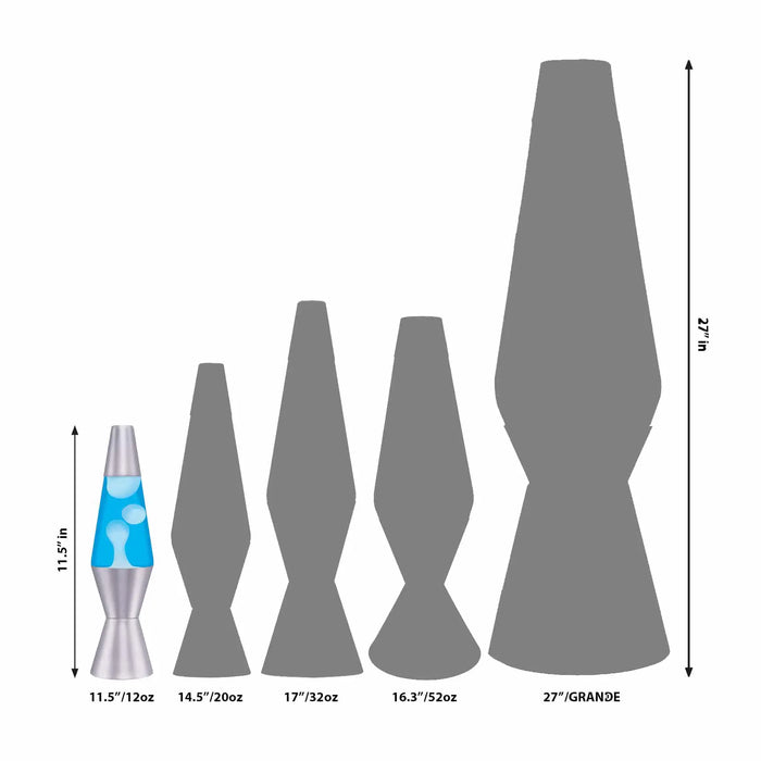 Schylling Lava Lamp White/Blue/Silver
