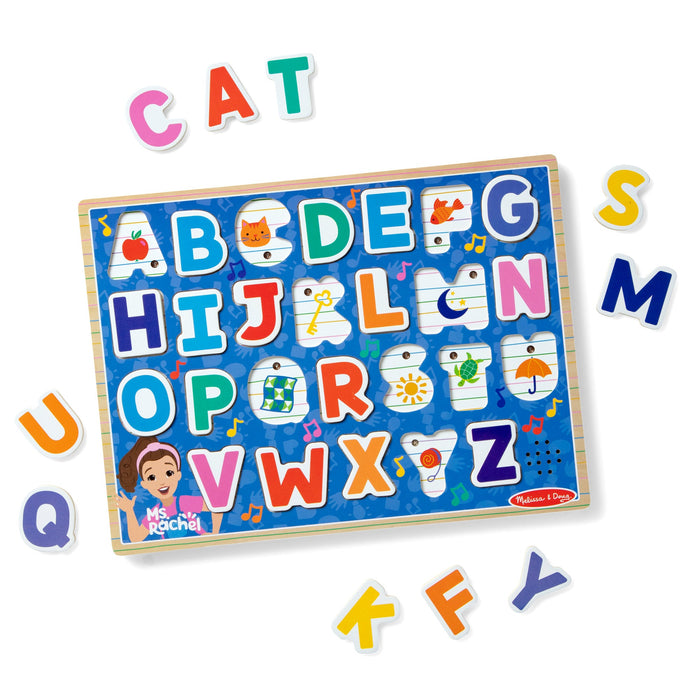 Ms. Rachel Wooden Alphabet Phonics Puzzle