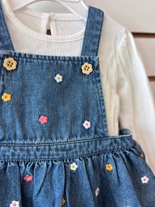 Little Me Floral Jumper Set