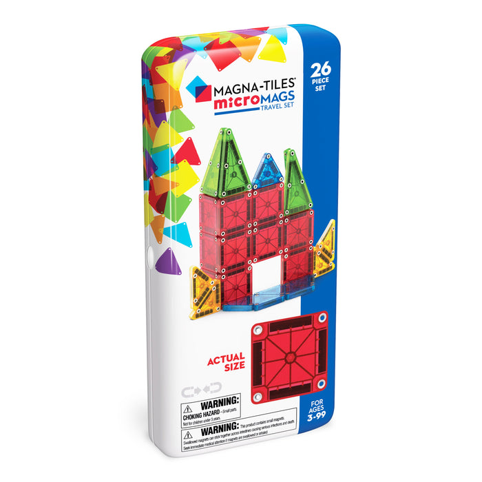 Magna-Tiles MicroMAGS 26pc Travel Set