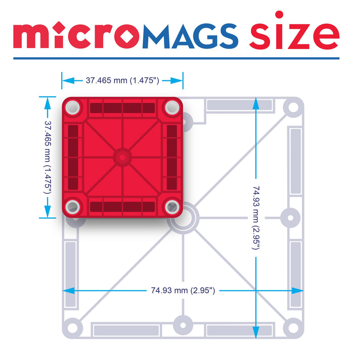 Magna-Tiles Micro Mags 70pc Set