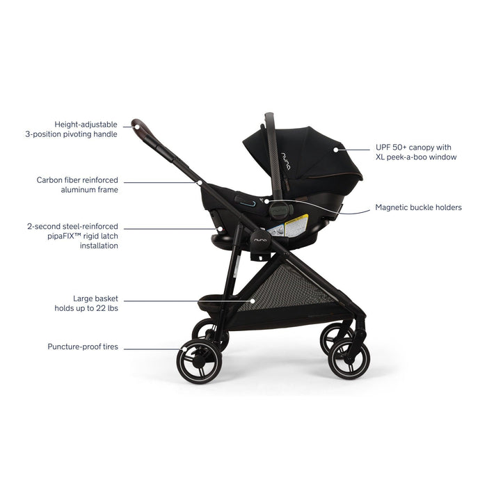NUNA Pipa URBN Flex System - Car Seat & Frame