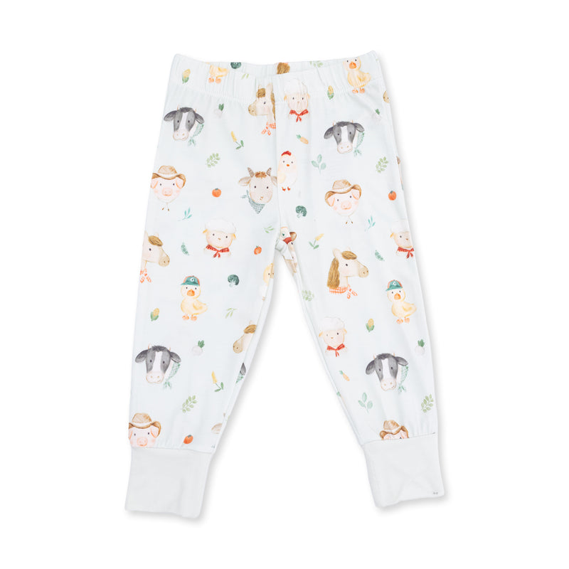 Angel Dear Baby Farm Faces S/S Loungewear Set