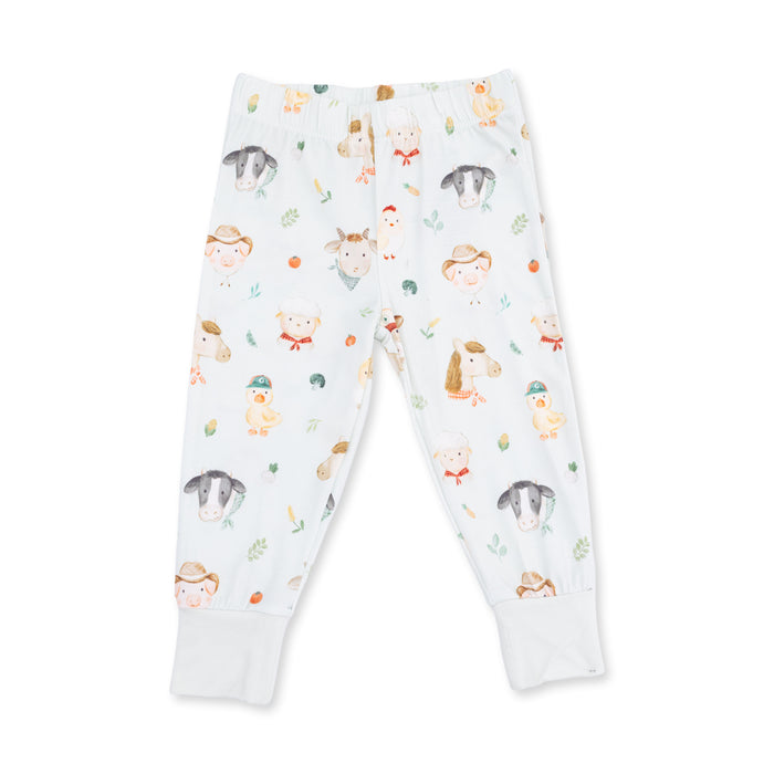 Angel Dear Baby Farm Faces S/S Loungewear Set