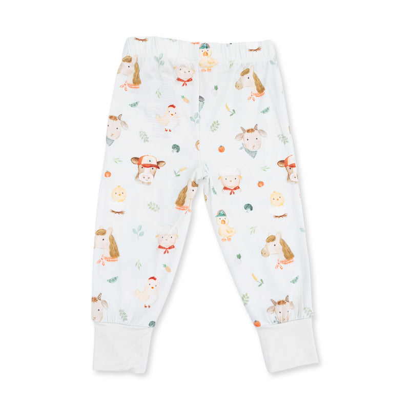 Angel Dear Baby Farm Faces S/S Loungewear Set