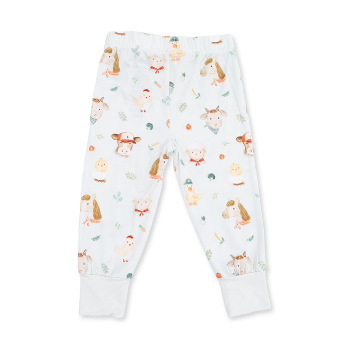 Angel Dear Baby Farm Faces S/S Loungewear Set