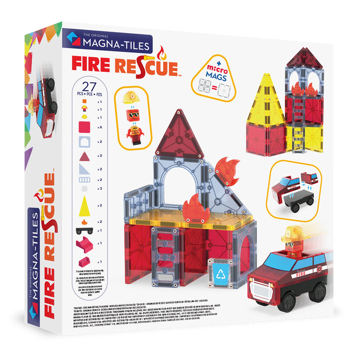 Magna-Tiles Fire Rescue 27 Pc Set