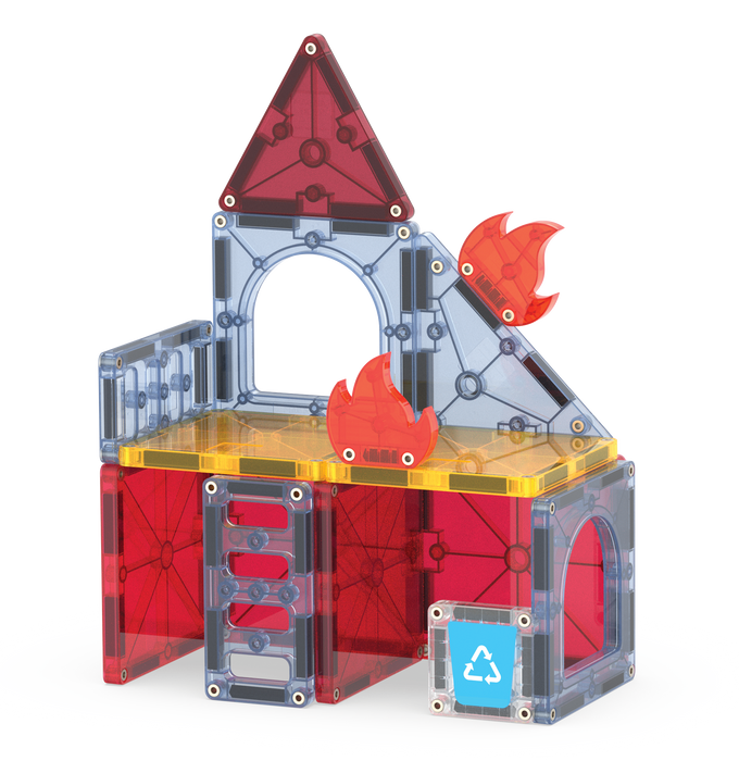 Magna-Tiles Fire Rescue 27 Pc Set