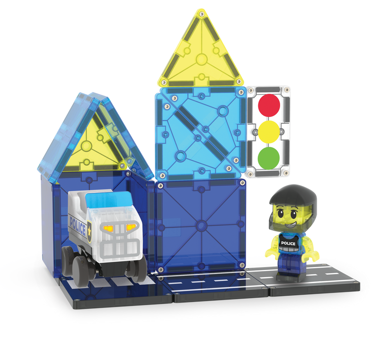 Magna-Tiles Police Patrol 20 Piece Set