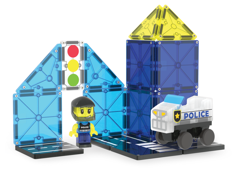 Magna-Tiles Police Patrol 20 Piece Set