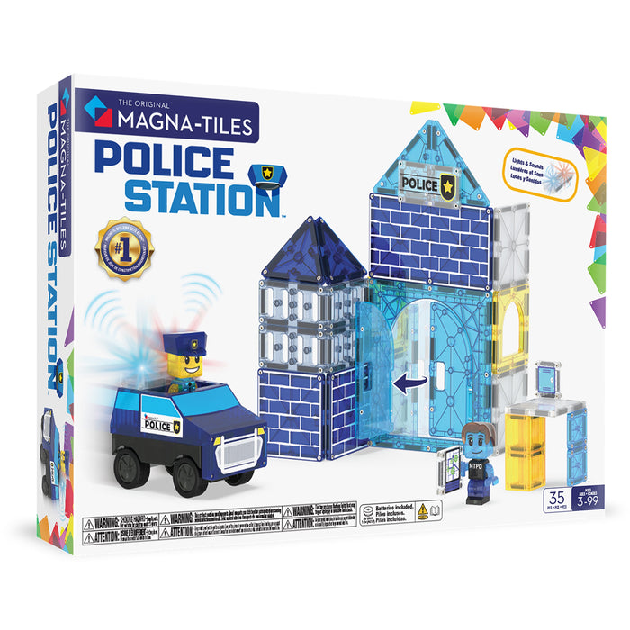 Magna-Tiles Police Station 35pc Set