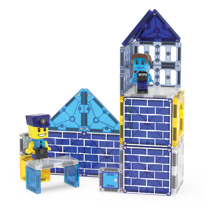 Magna-Tiles Police Station 35pc Set