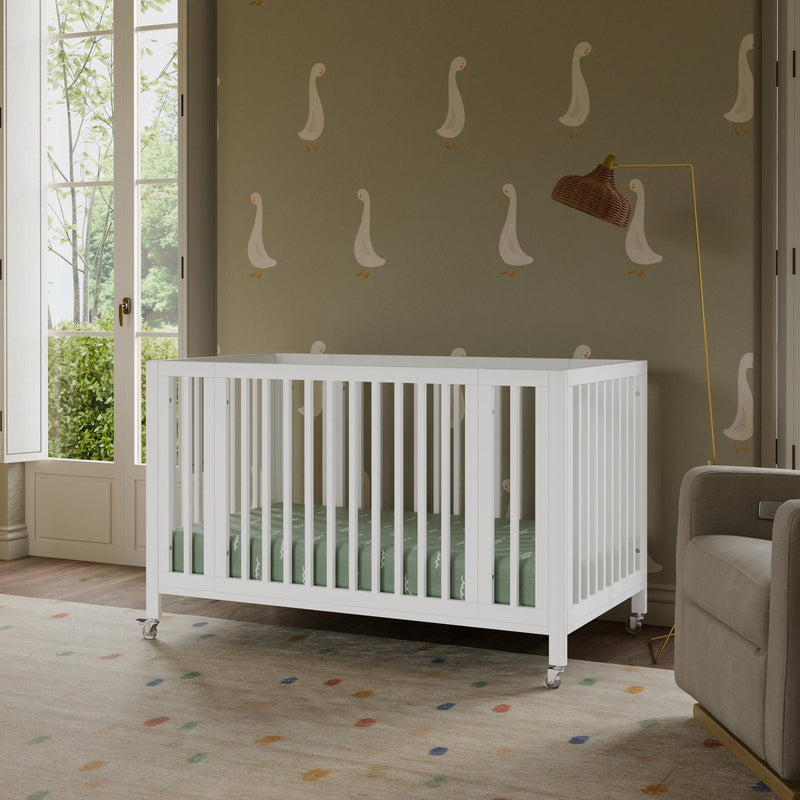 Babyletto Rolli 9-in-1 Convertible All-Stages Crib with Bassinet & Toddler Bed Conversion Kits