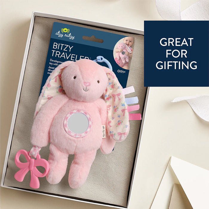 Itzy Ritzy Pink Bunny Bitzy Traveler