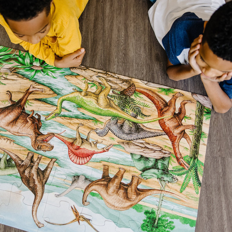 Melissa & Doug Dinosaurs Floor Puzzle -48 pcs