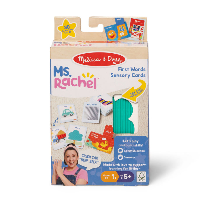 Ms. Rachel First Words Sensory Flash Cards